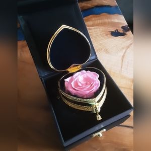 PINK FOREVER ROSE GOLD HEART